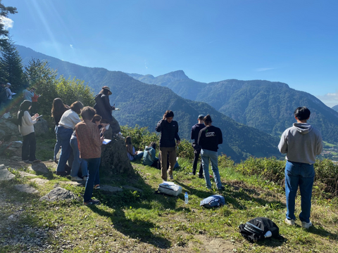 Voyage d'études DEM GeoArchitecture by Design à Thônes 2024