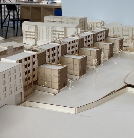 Maquette étudiante du projet "une autonomie partagée"