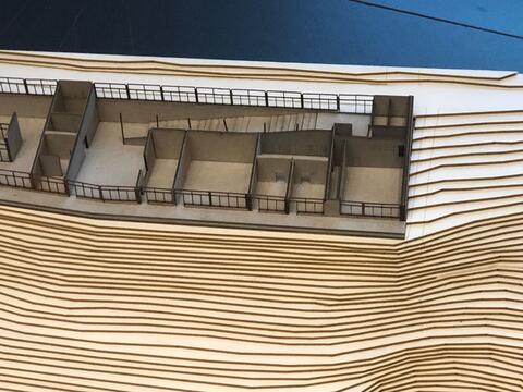 Maquette face au paysage - Tristan Rodriguez