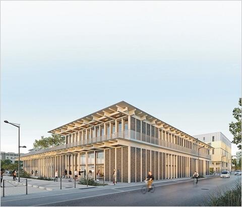 Plans 3D Campus Assia Djebar