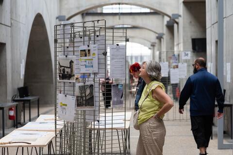 Exposition de travaux dans l'école