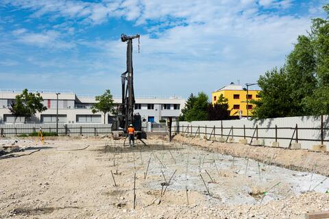 Chantier cité campus Assia Djebar