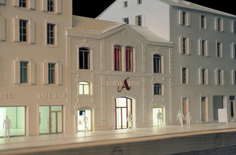 Maquette vue rue