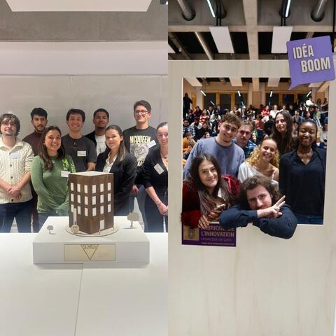 Étudiants cérémonie ideam boom