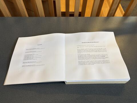 première page livre-objet 