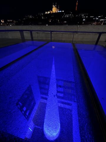 Structure gonflable vue hauteur 