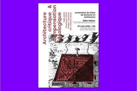 Affiche soutenance Gilles Malzac