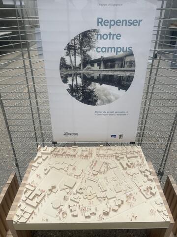Maquette campus Vaulx-en-Velin